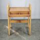 1960s Czech Oak Side Table with Integrated Storage Drawer