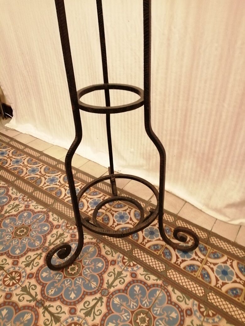 mantle door forged iron Courtrai art deco 1925 1930