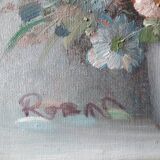 Still life canvas signed