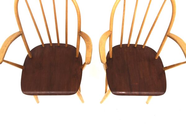 Set de 2 fauteuils scandinave ''Mod 34T'', Nesto, Suède, 1960