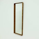 Miroir rectangulaire scandinave en palissandre, années 1960