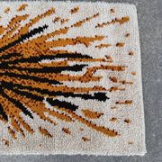 Tapis style Rya scandinave années 70