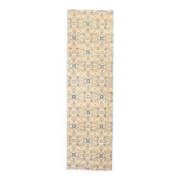 3x9 Persian Antique Runner Rug, 80x282Cm