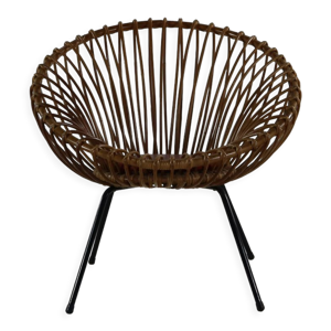 fauteuil en rotin hollandais