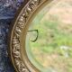 Miroir ancien ovale biseauté