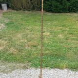 1950s bamboo floor lamp attributed to Maison Baguès in gilded bronze