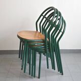 Set of 6 vintage Mobilor 1950 chairs