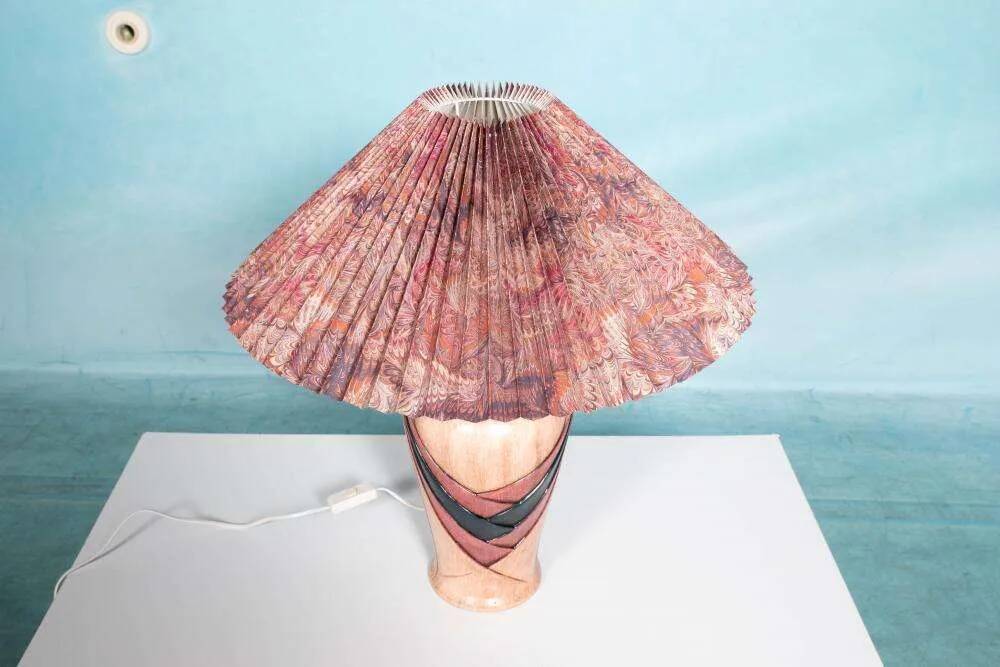 Scandinavian bohemian table lamp from the 70s/80s, postmodern.