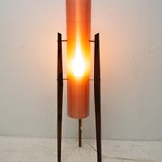 Mid century Rocket floor lamp, Brussels period, 1950´s, Czechoslovakia