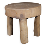 African Art Africa - Antique Wooden Stool West Africa - 21 Cms
