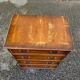 English chest of drawers in light wood with 4 drawers