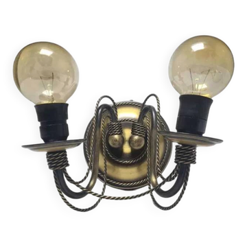 BVL double-arm wall lamp in art deco style