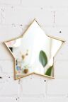 Moroccan star mirror, brass mirror, golden decorative mirror