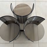 Chrome coffee table Space Age 1970