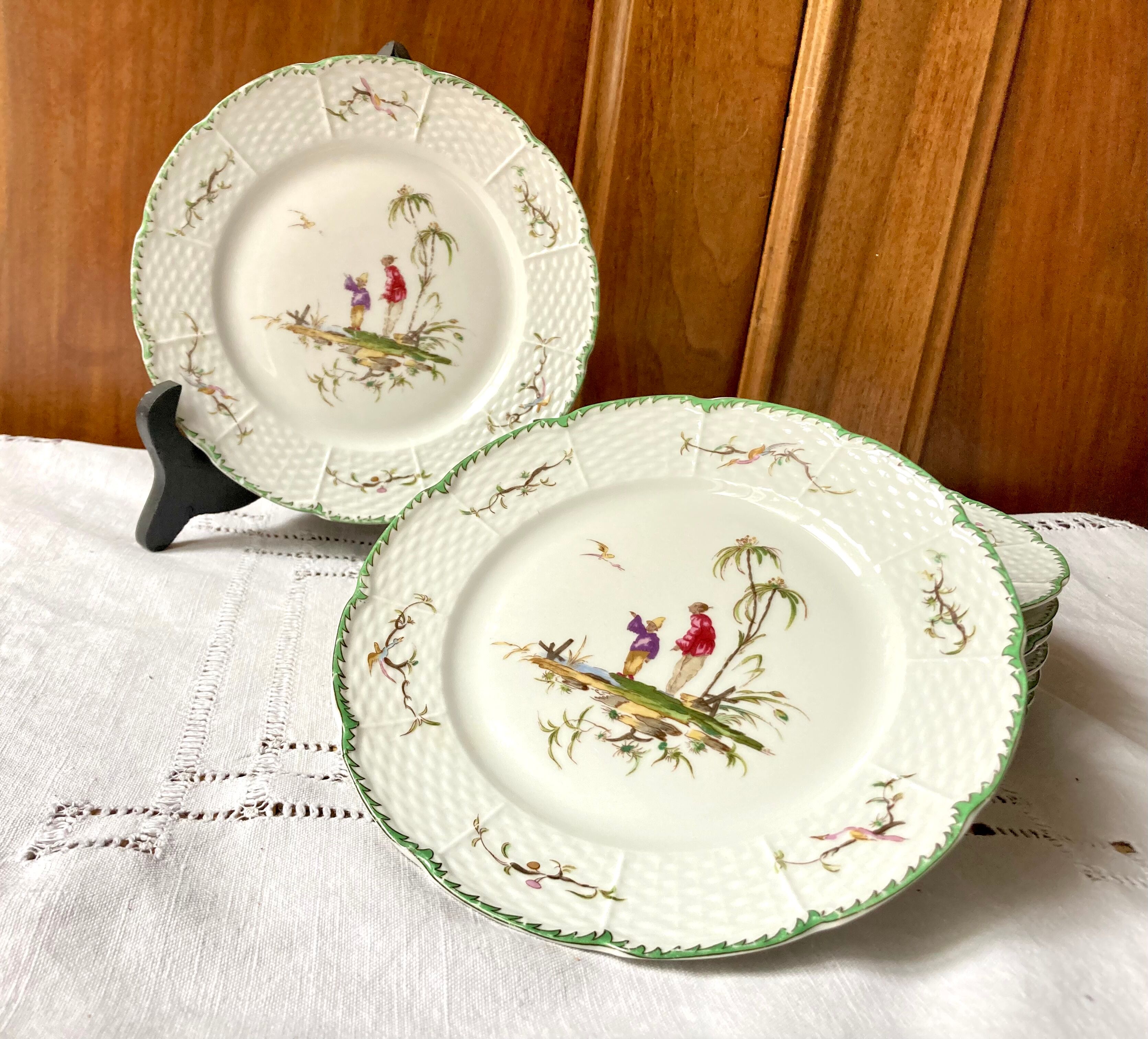 8 Raynaud porcelain dessert plates