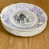 6 talking plates saving Sarreguemines