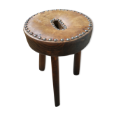 Wood tripod stool