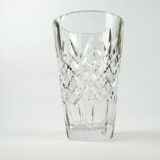 Bohemian crystal vase, Czechoslovakia