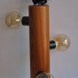 Suspension vintage wood 3 lights