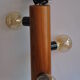 Suspension vintage wood 3 lights