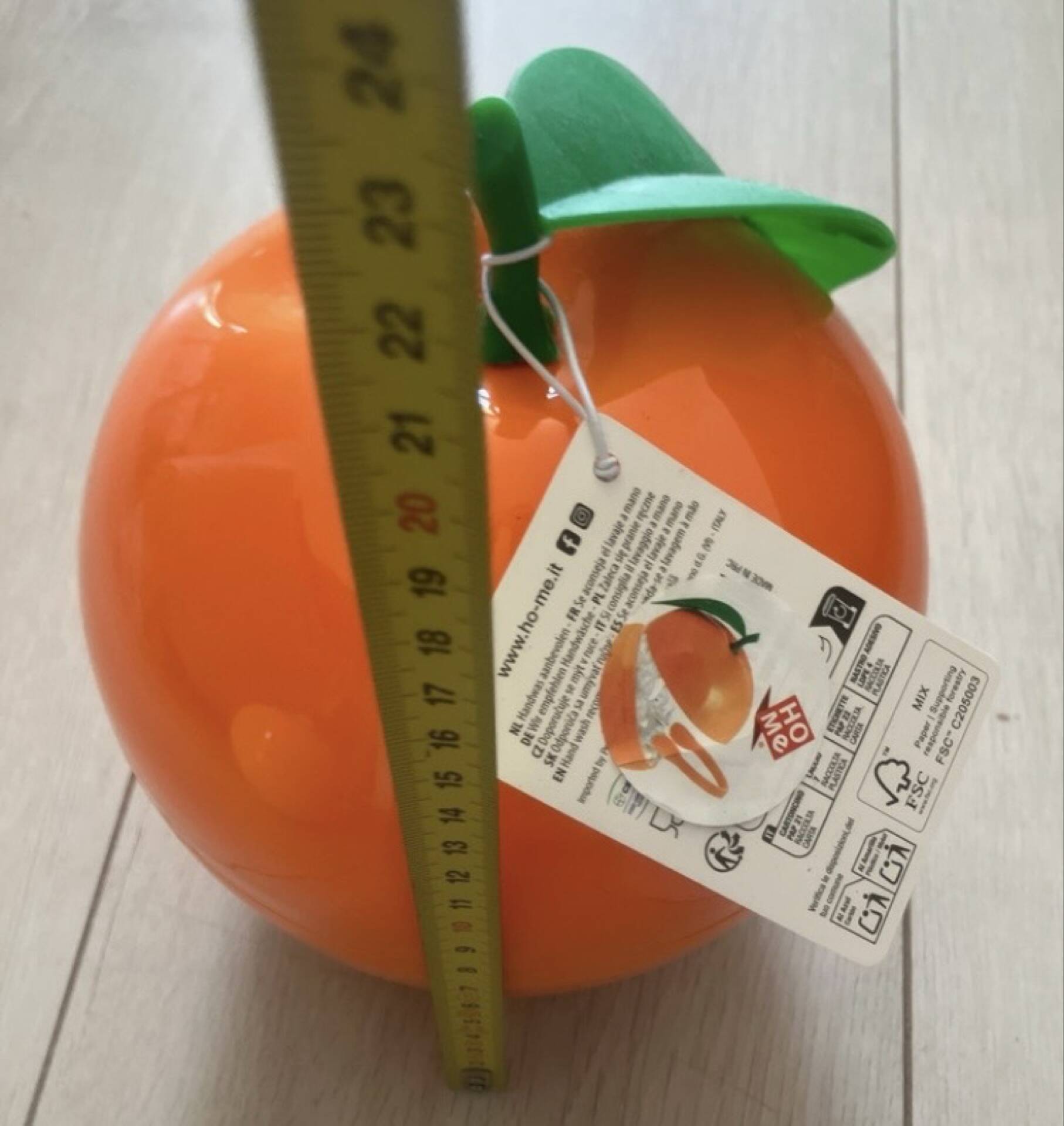 Sceau à glaçons orange