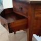Pretty 2-drawer console chest of drawers - curved legs - Louis XVI imitation