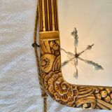 Golden art deco mirror