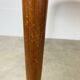 Scandinavian round extendable table, teak, 1960s