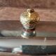 Original vintage metal butter dish