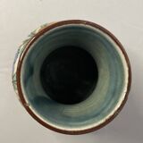 Vintage small earthenware vase Monaco circa 1960