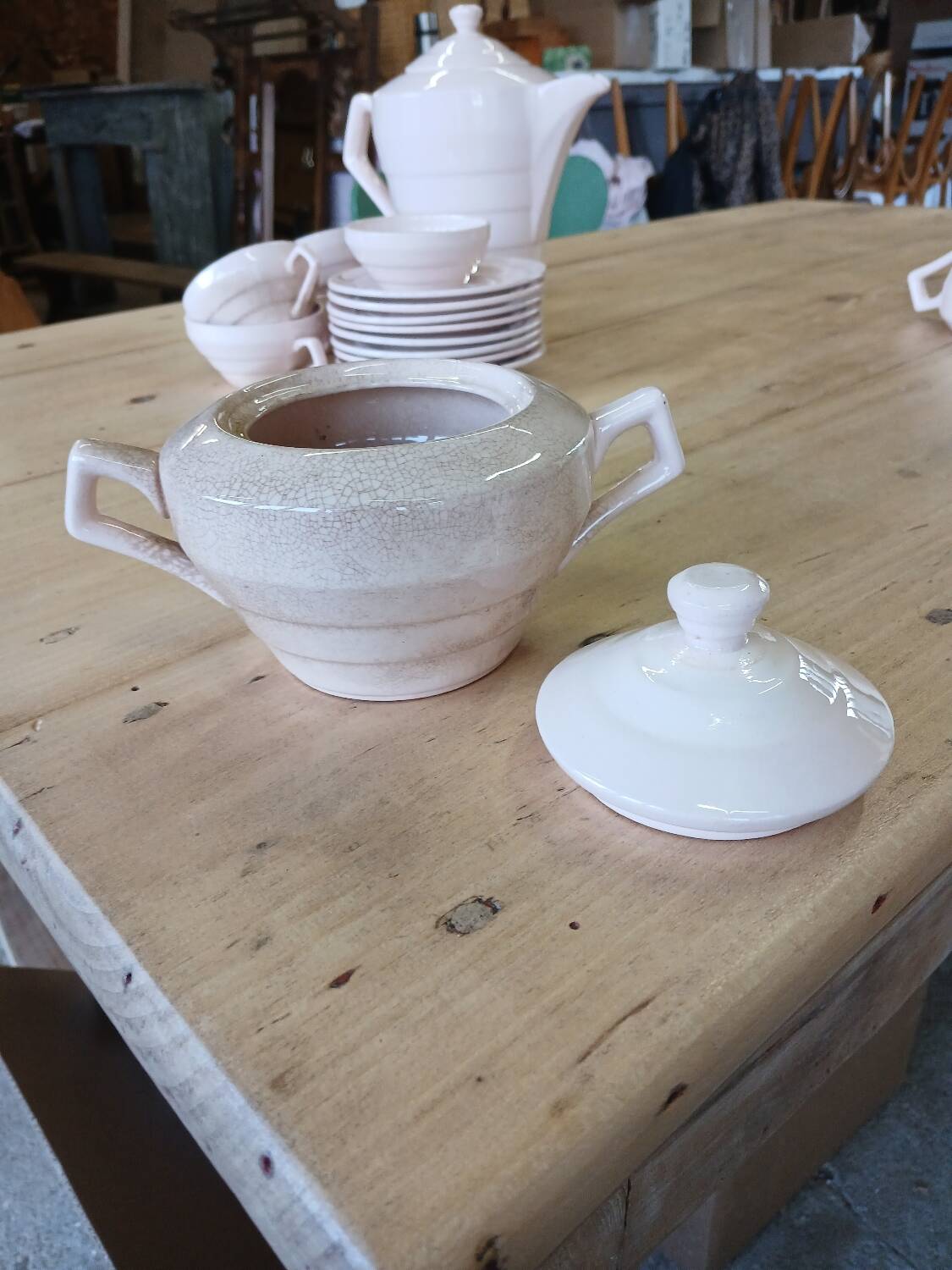 Saint Amand / Ceranord antique coffee service