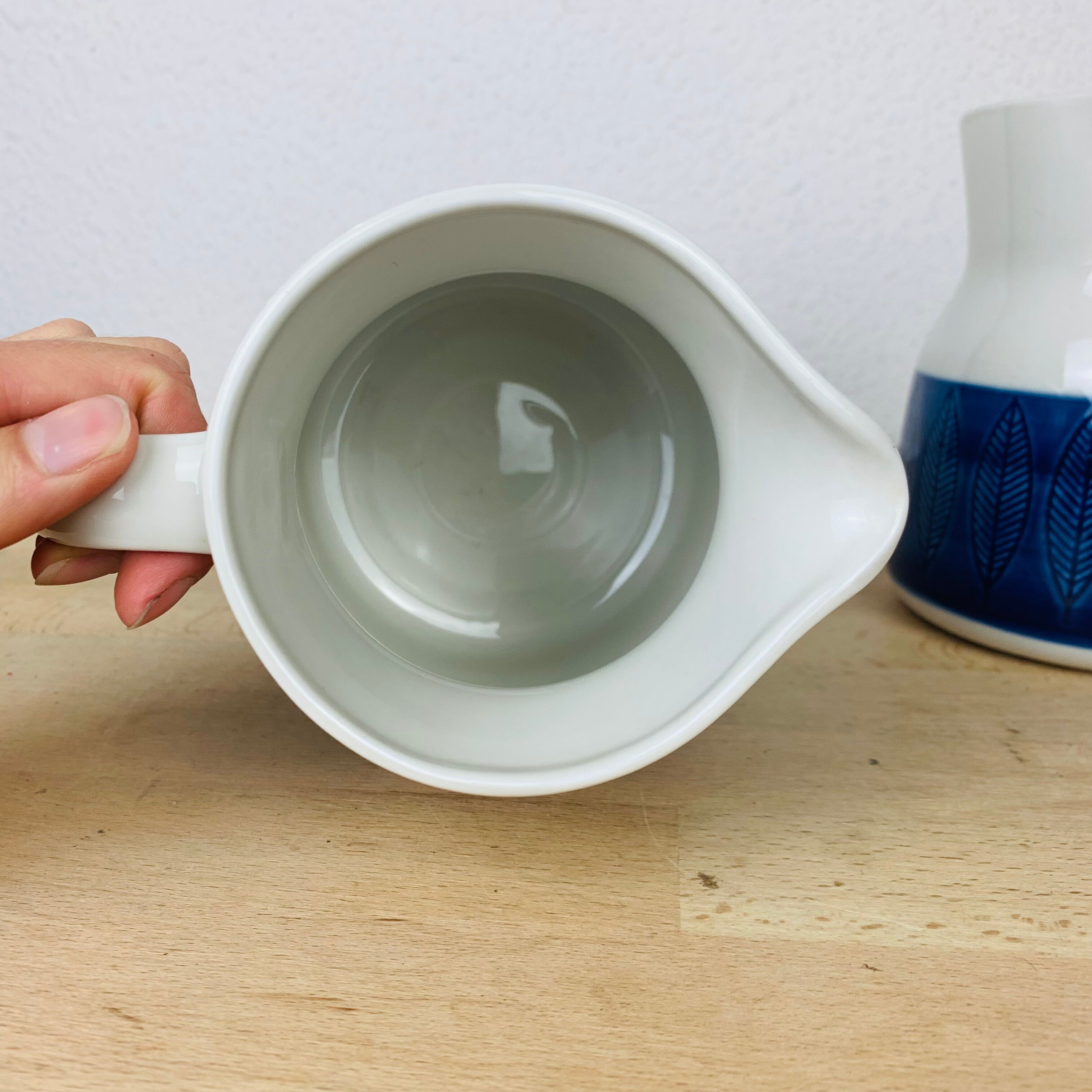 2 Koka ceramic jugs by Rörstrand Sweden, Scandinavian