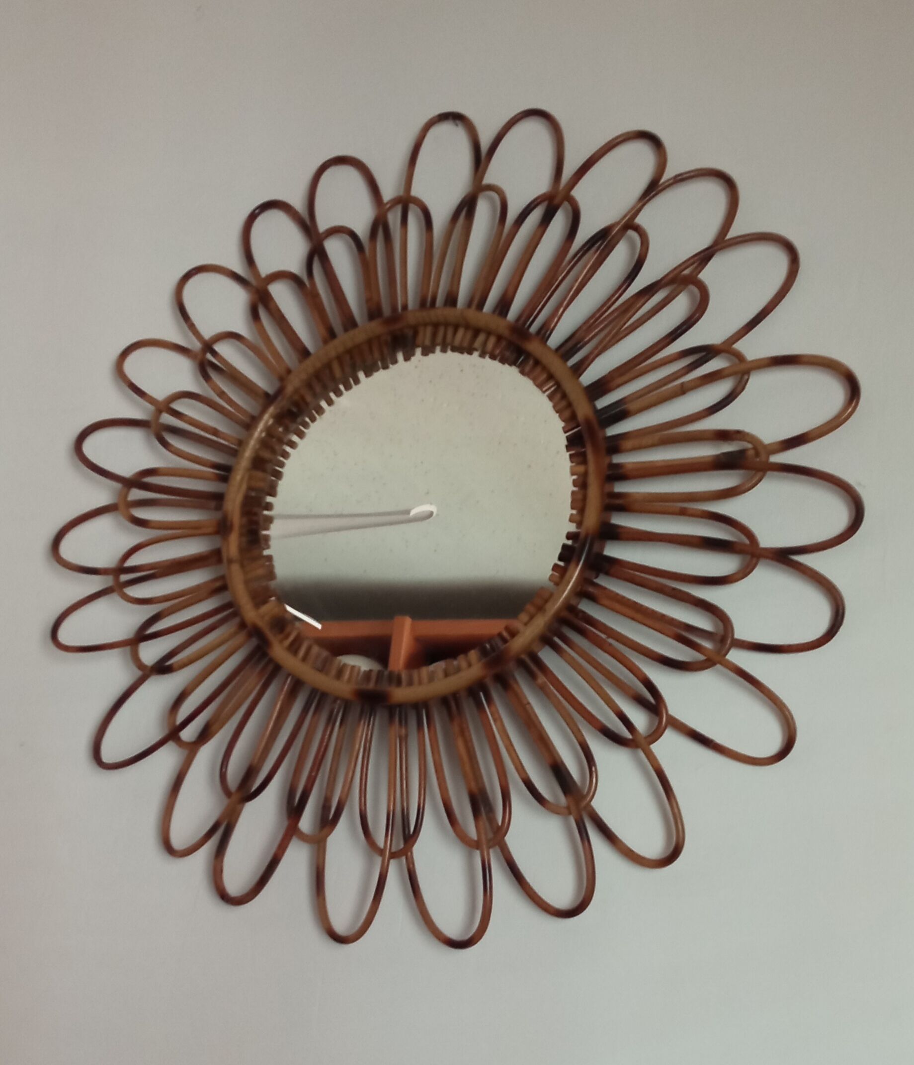 Bamboo mirror 60s