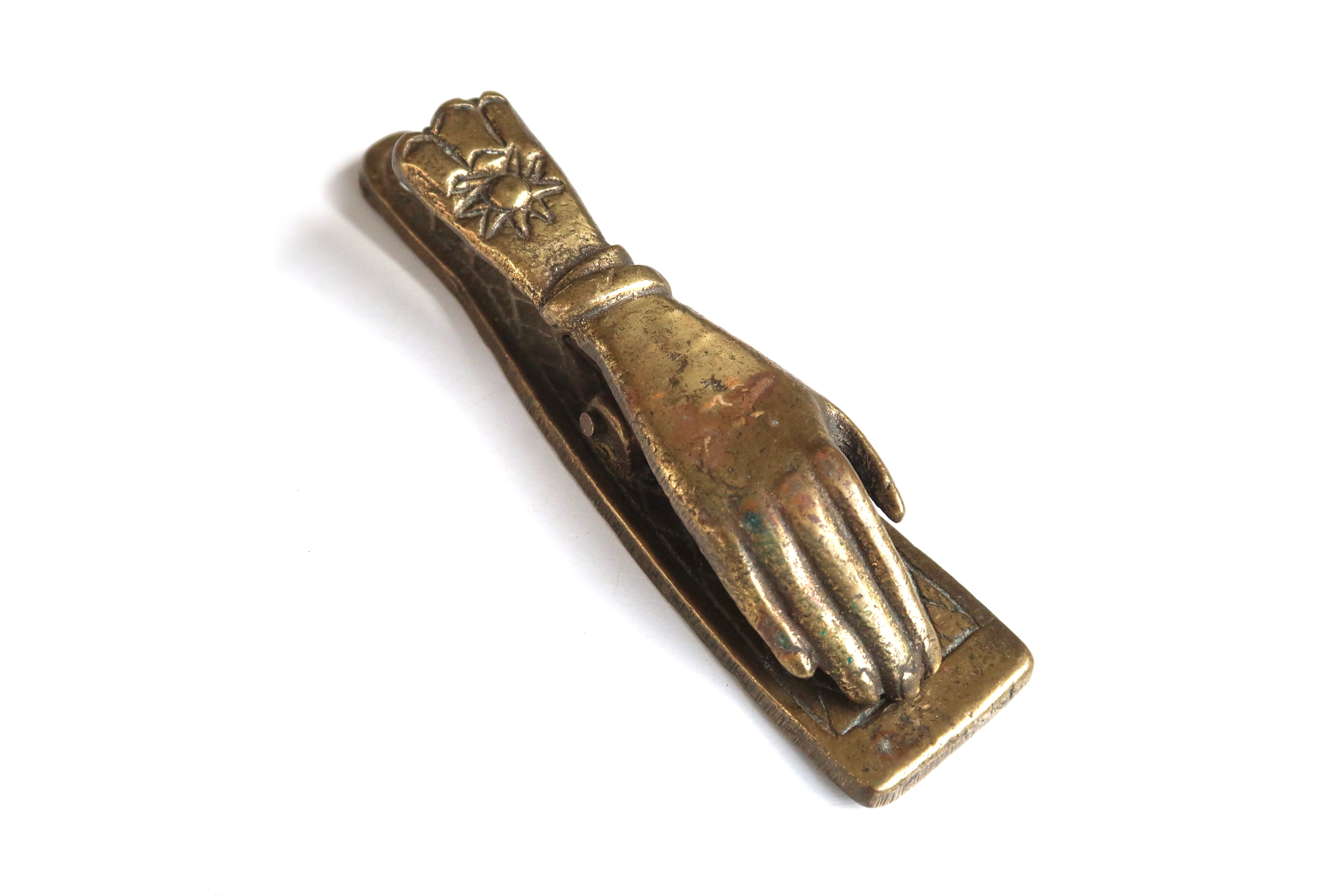 Brass hand press, 50s