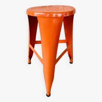 Tabouret vintage style industriel a pieds tripodes circa 50’s