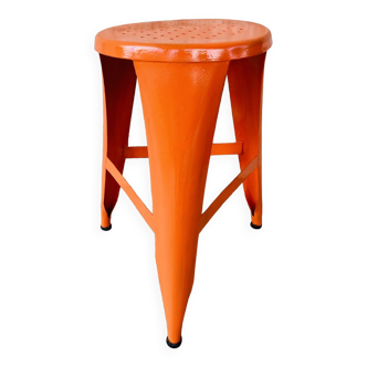 Vintage stool, industrial style with tripod legs, Circa 50's