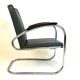 Fauteuil en acier tubulaire Mauser RS 7
