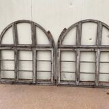 Pair of factory window frames