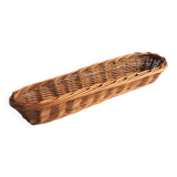 Long rattan basket