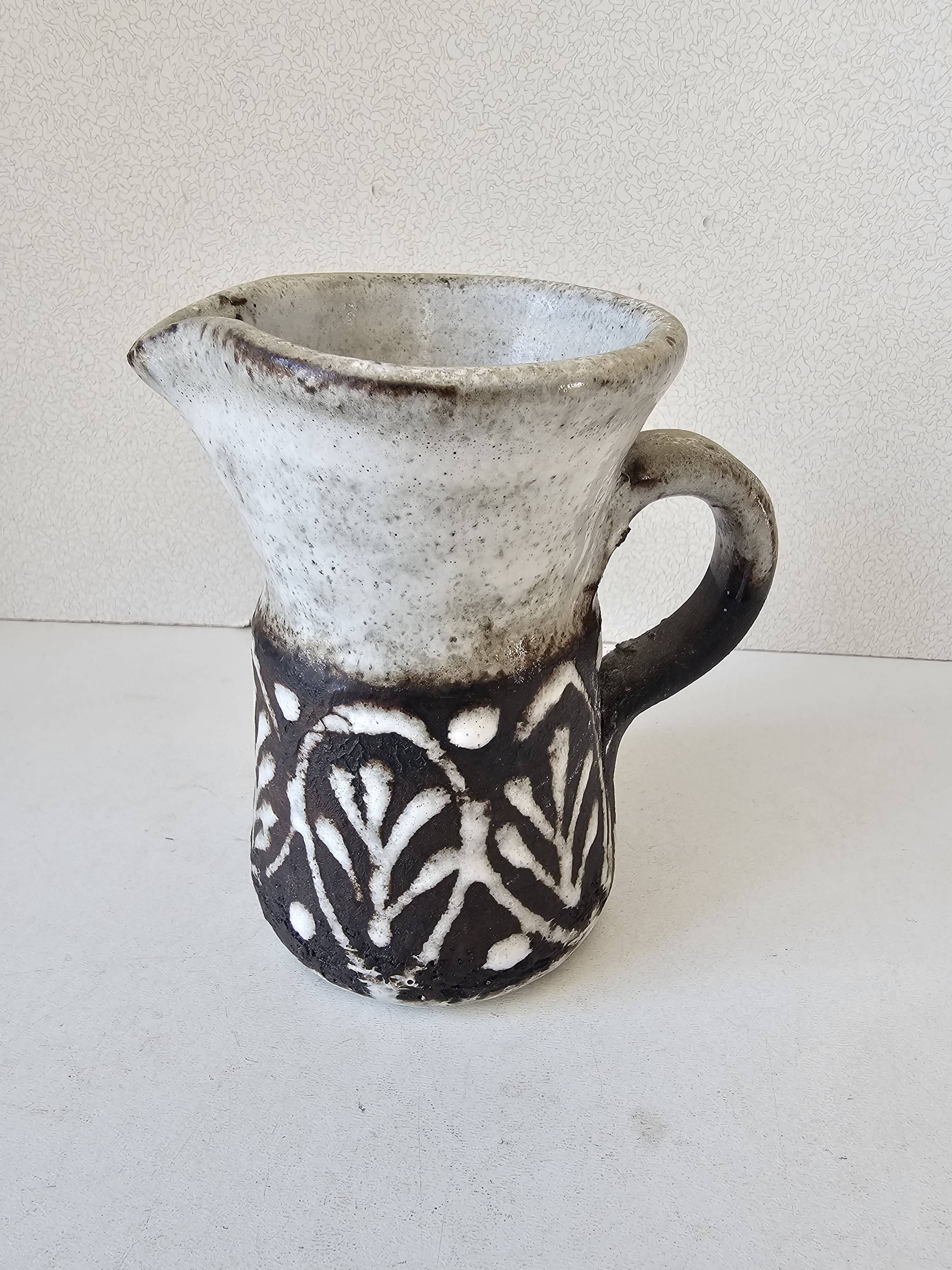 Ceramic milk jug attributed to Albert Thiry - 1950s