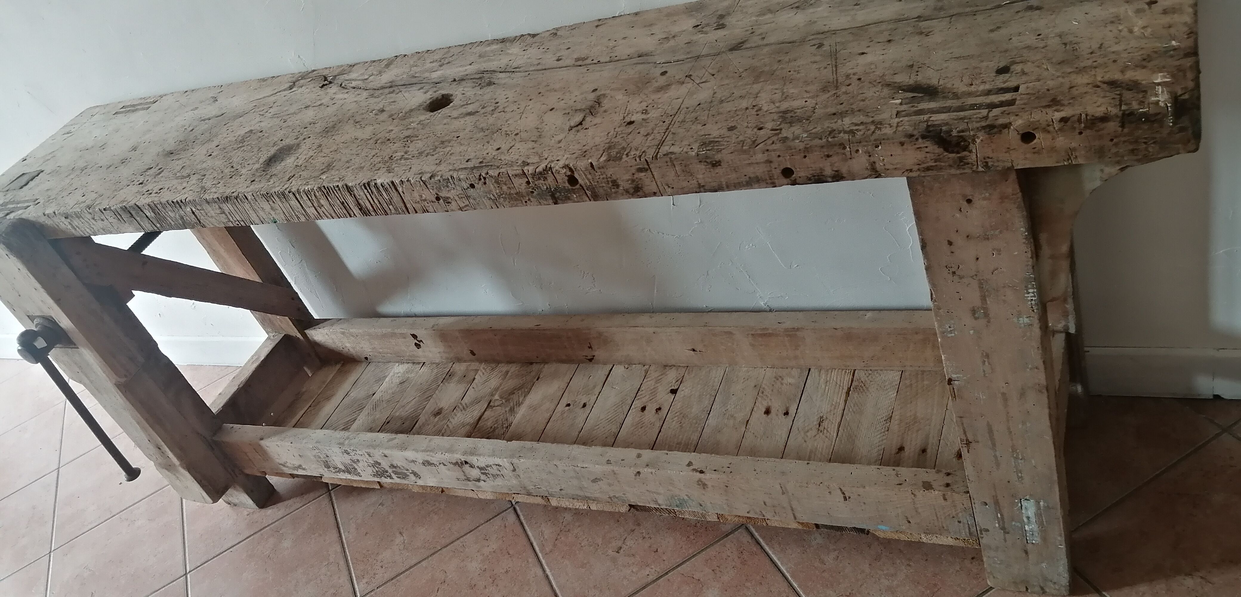 Former carpenter's workbench