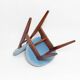 Blue Mushroom Chair Mid-Century, Type 200/128, by J. Kedziorek, Europe, 1960s
