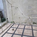 Ancient iron forge bed