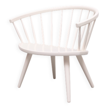 Chaise lounge Arka White Yngve Ekström Stolab Suède 1955
