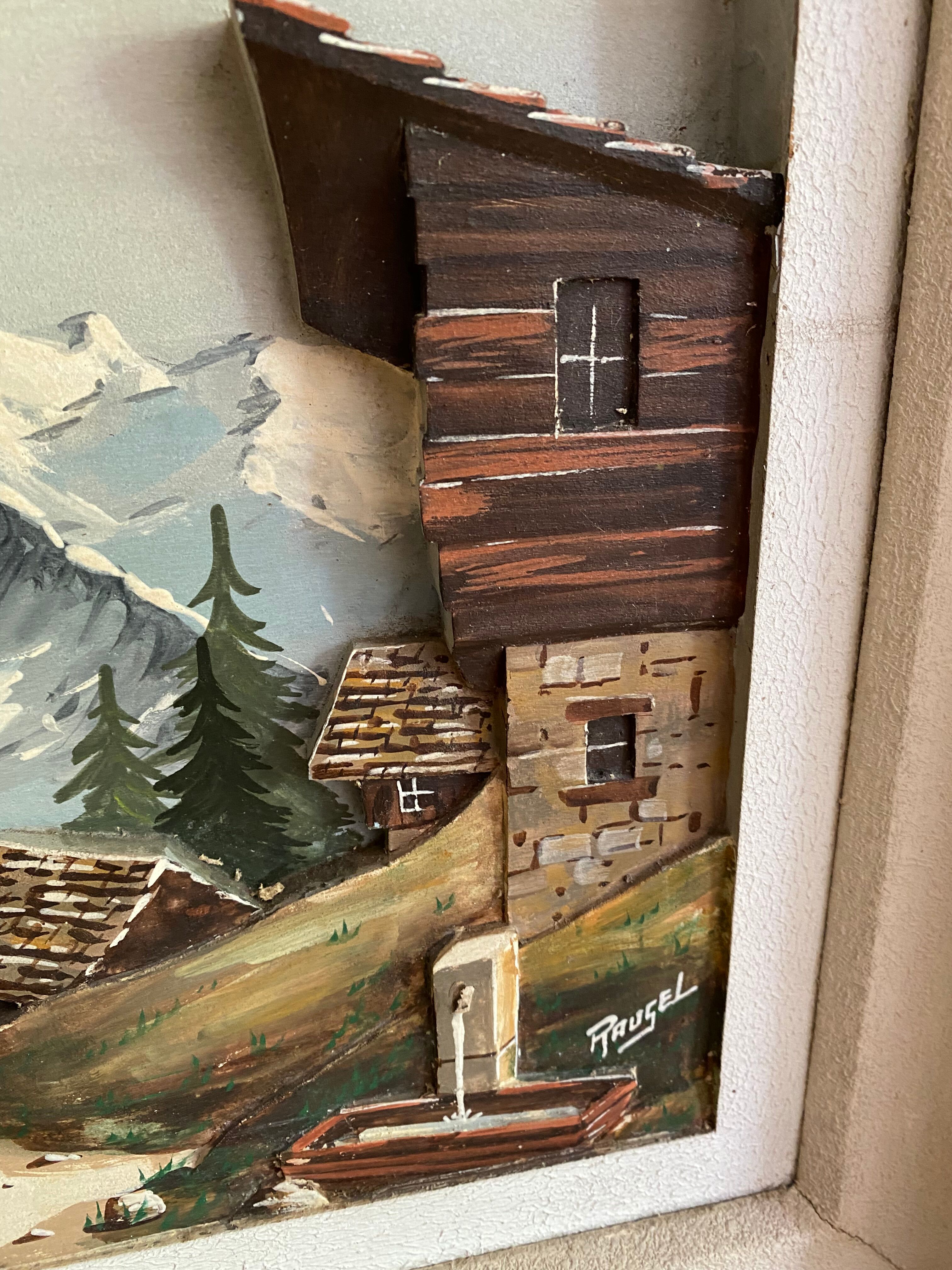 Old relief painting raugel