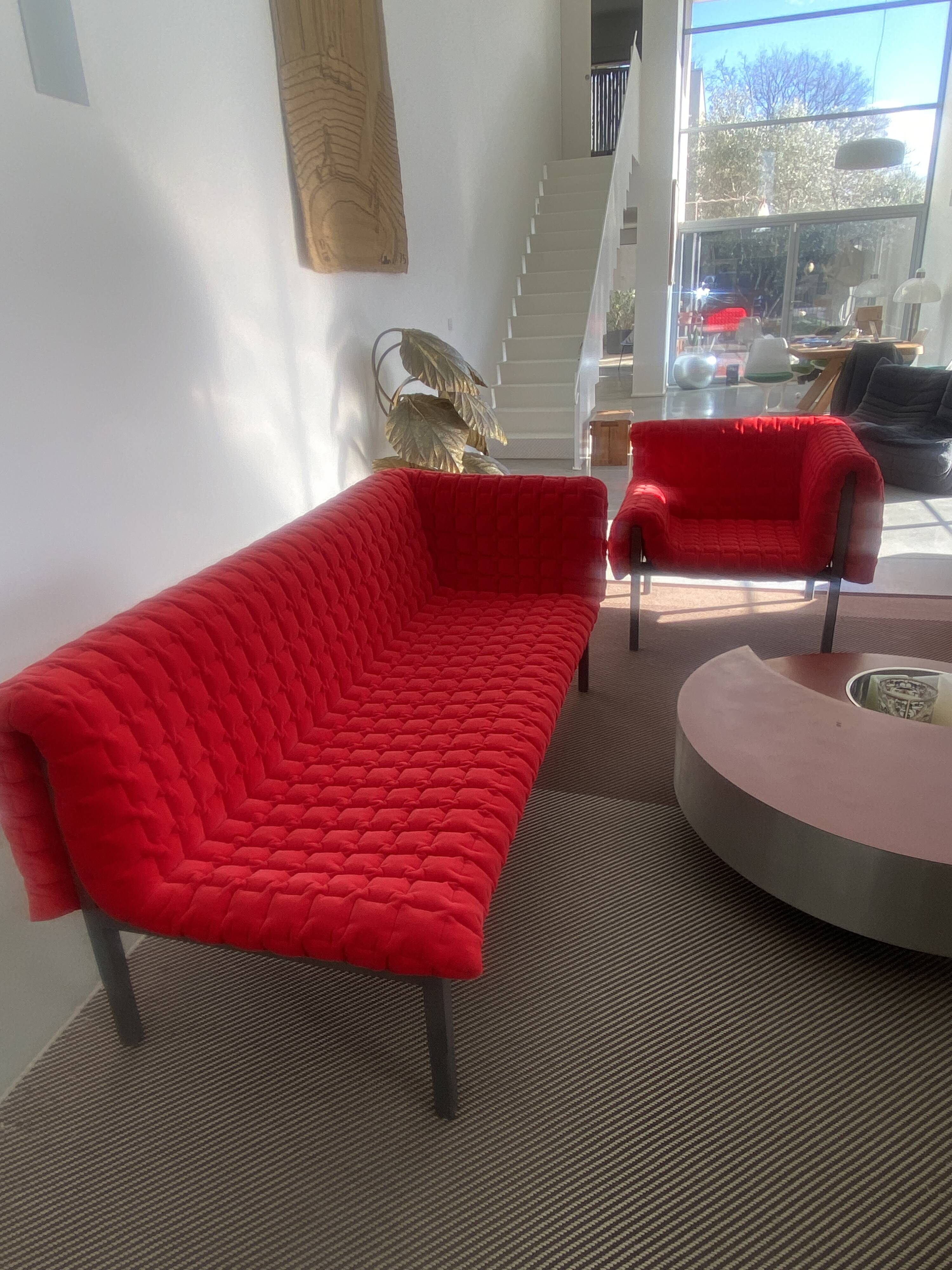 Inga Sempe - Ligne Roset Armchair and Chaise Longue model Ruché