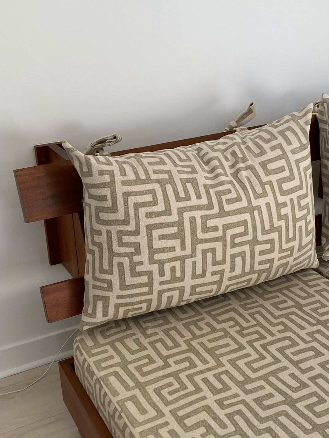 Banquette murale années 1970