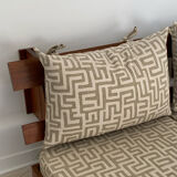 Banquette murale années 1970