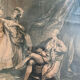 Framed antique print Le petit jour . Nicolas Delaunay