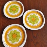 3 assiettes "Monaco" Salins